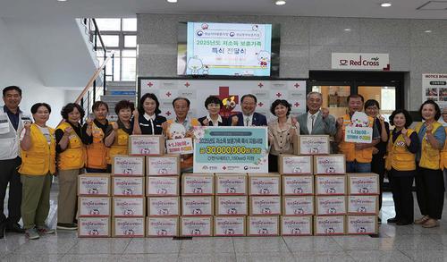 충남지사, 도내 저소득 보훈가족 특식 전달