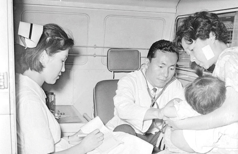 1960년대 무의촌 이동 진료반