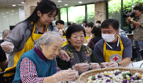 정 담은 송편, 사할린 동포 어르신과 함께하는 한가위